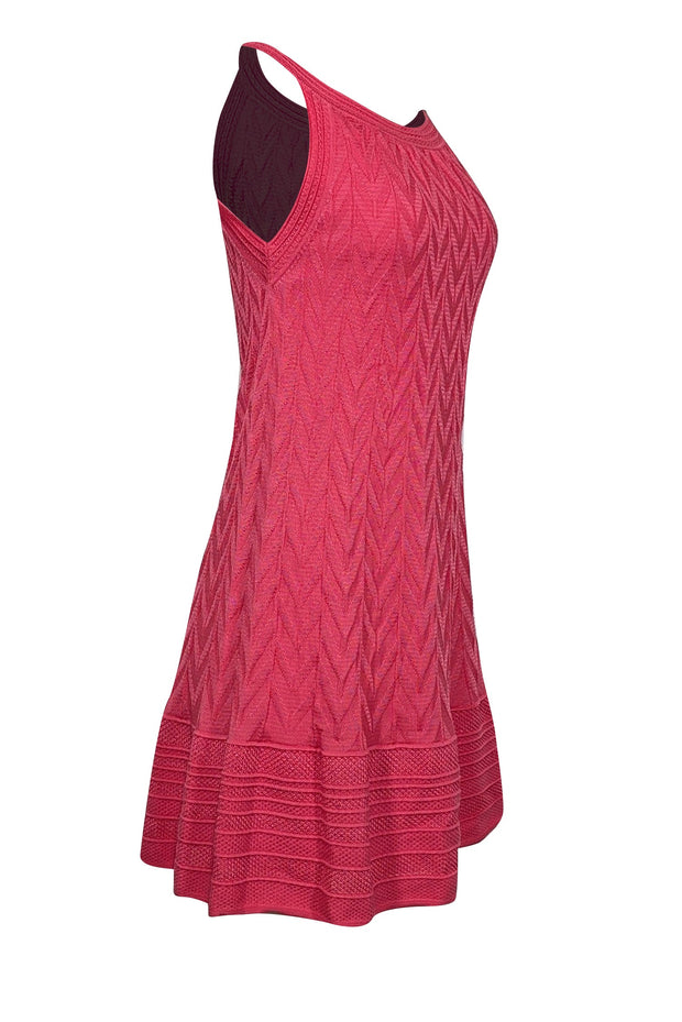 Current Boutique-Missoni - Bright Pink Knit Tank Dress Sz 4