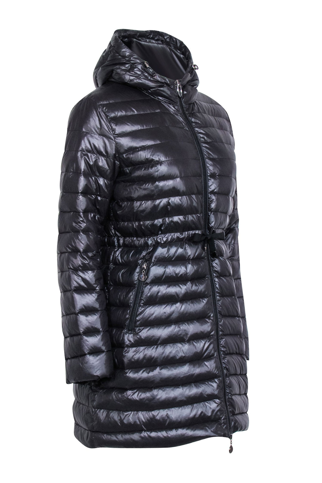 Moncler Black Puffer Mid Length Coat Sz XXL Current Boutique