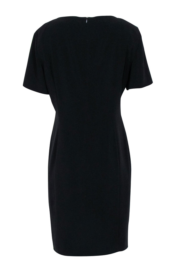Current Boutique-Moschino Cheap & Chic - Black Shift Dress w/ Pearl Print Sz 14