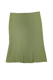 Current Boutique-Moschino Cheap & Chic - Green Textured Skirt Sz 8