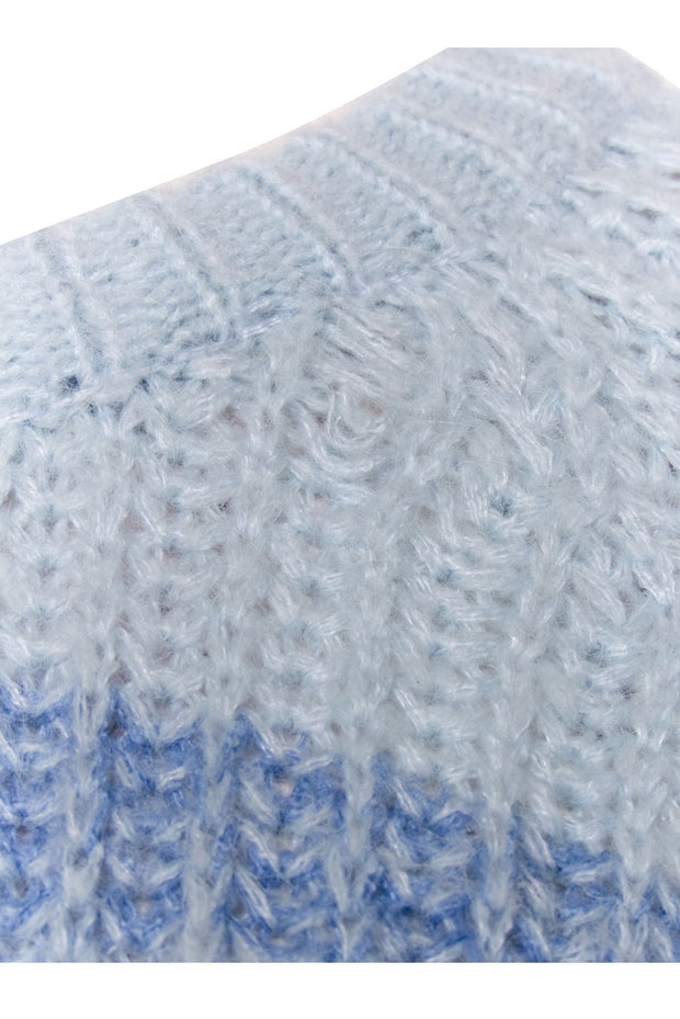 Current Boutique-Munthe - Blue Ombre Wool & Alpaca Blend Sweater Sz 4