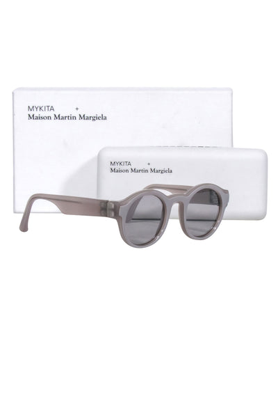 Current Boutique-Mykita - Grey Round "Maison Martin Margiela" Collab Sunglasses