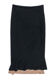 Current Boutique-Narciso Rodriguez - Black Strecth Fitted Skirt Sz 6