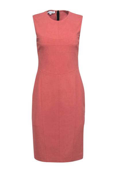 Current Boutique-Narciso Rodriguez - Salmon Pink Sleeveless Work Dress Sz 6
