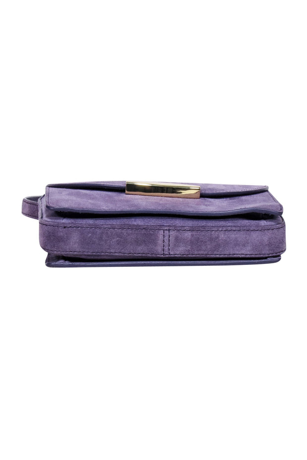 Current Boutique-Neely & Chloe - Lavender Suede Crossbody Bag