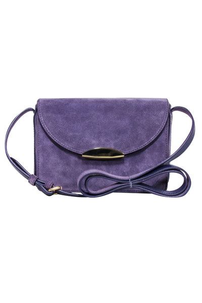 Neely & Chloe - Lavender Suede Crossbody Bag