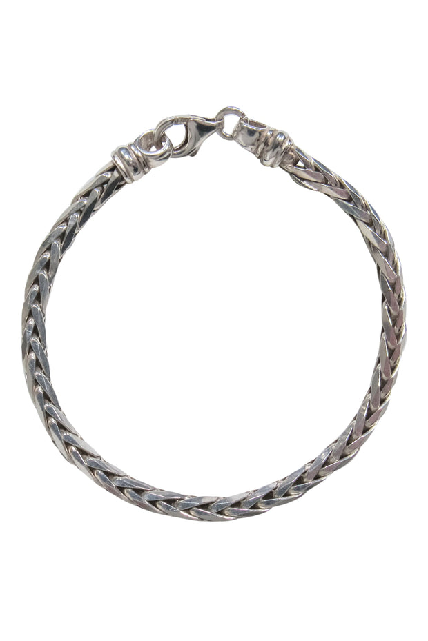 Current Boutique-No Label - Sterling Silver Wheat Chain Bracelet