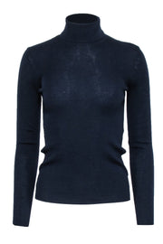 Current Boutique-Norse Projects - Navy Merino Wool Ribbed Knit Turtleneck Sweater Sz XS