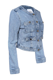 Current Boutique-Paige - Light Wash "Kiya" Denim Jacket Sz M