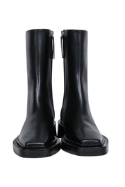 Current Boutique-Poetry - Black Leather Square Toe Boots Sz 8