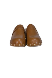 Current Boutique-Porte & Paire - Tan Leather Low Heel Clogs Sz 7.5