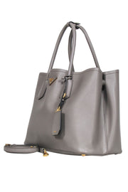 Current Boutique-Prada - Beige Saffiano Leather Large Tote Bag