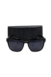 Current Boutique-Prada - Black Aviator Sunglasses