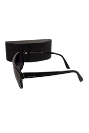 Current Boutique-Prada - Black Aviator Sunglasses