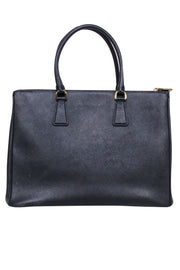 Current Boutique-Prada - Black Large Galleria Saffiano Leather Satchel Bag
