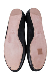 Current Boutique-Prada - Black Leather Slip On Loafers Sz 10