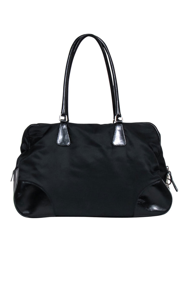 Current Boutique-Prada - Black Nylon Large Shoulder Bag