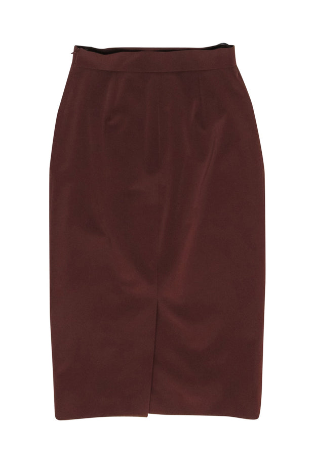 Current Boutique-Prada - Brown Stretch Mid Length Skirt Sz 4