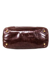 Current Boutique-Prada - Brown Washed Buffalo Frame Bag