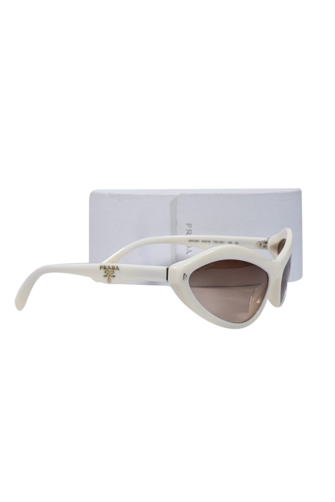 Prada cat eye sunglasses white online