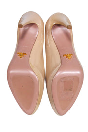 Current Boutique-Prada - Nude Patent Leather Basic Pumps Sz 6