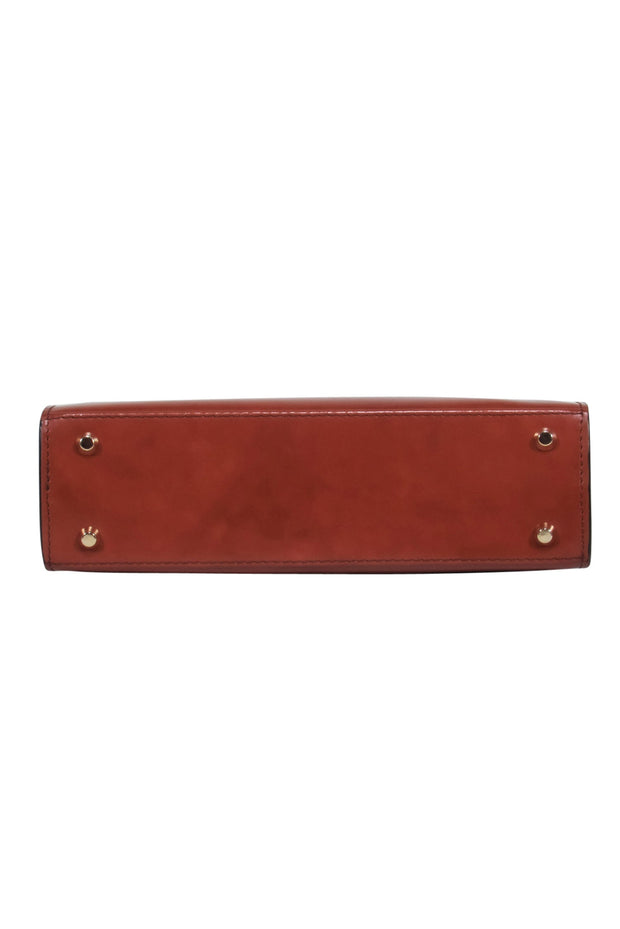 Current Boutique-Pratesi Firenze - Tan Leather Structured Satchel