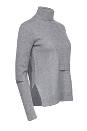 Current Boutique-Proenza Schouler - Grey Wool & Cashmere Blend Turtleneck Sweater Sz S