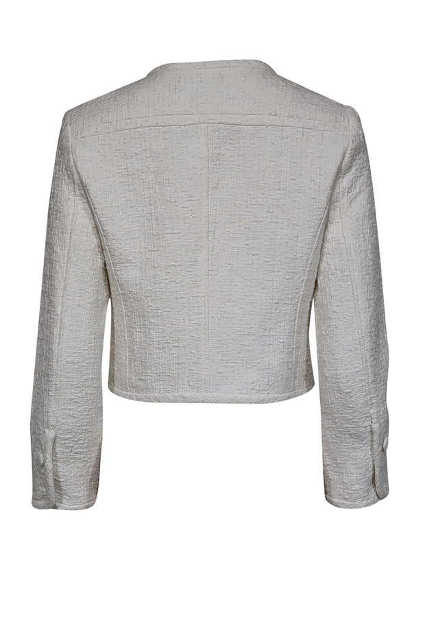 Current Boutique-Proenza Schouler - Ivory Boucle Cropped Jacket Sz 4