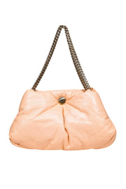 Current Boutique-Proenza Schouler - Peach "Wo Tobo Puffy Chain" Shoulder Bag