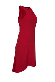 Current Boutique-Rachel Roy - Red Sleeveless Midi Layered Bottom Dress Sz 2