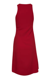 Current Boutique-Rachel Roy - Red Sleeveless Midi Layered Bottom Dress Sz 2