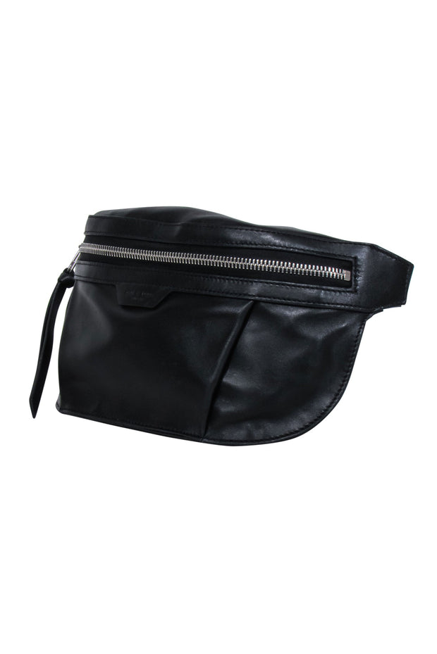 Current Boutique-Rag & Bone - Black Leather Belt Bag
