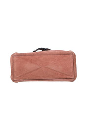 Current Boutique-Rag & Bone - Mauve Suede w/ Red & Brown Leather Crossbody