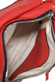 Current Boutique-Rag & Bone - Red 'Small Field Messenger' Leather Crossbody