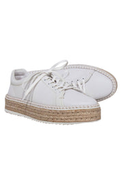Current Boutique-Rag & Bone - White Espadrille Lace Up Sneakers Sz 10