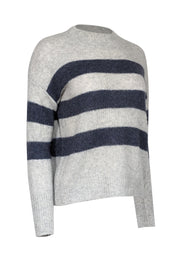 Current Boutique-Rails - Grey, Blue, & Sparkly Striped Sweater Sz XS