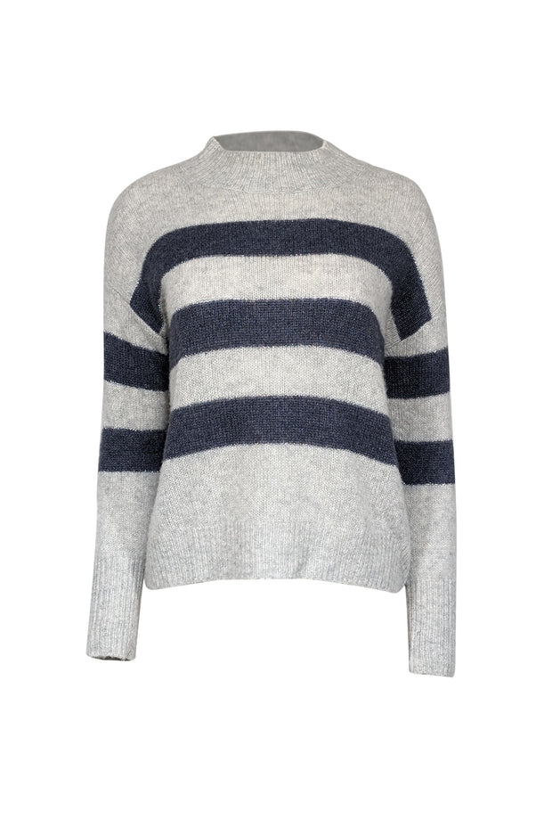 Current Boutique-Rails - Grey, Blue, & Sparkly Striped Sweater Sz XS