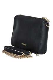 Current Boutique-Rebecca Minkoff - Black Leather Crossbody Bag w/ Chain Strap