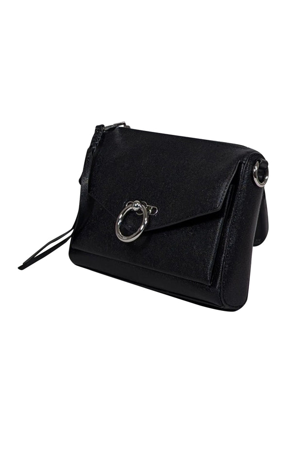 Current Boutique-Rebecca Minkoff - Black Pebbled Leather Crossbody Bag