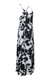 Current Boutique-Rebecca Minkoff - Black & White Splatter Print Sleeveless Maxi Dress Sz 8