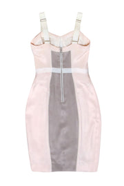 Current Boutique-Rebecca Minkoff - Blush Pink, Grey, & White Cocktail Dress Sz 0