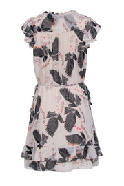 Current Boutique-Rebecca Minkoff - Blush Pink w/ Bird Print Dress Sz 2