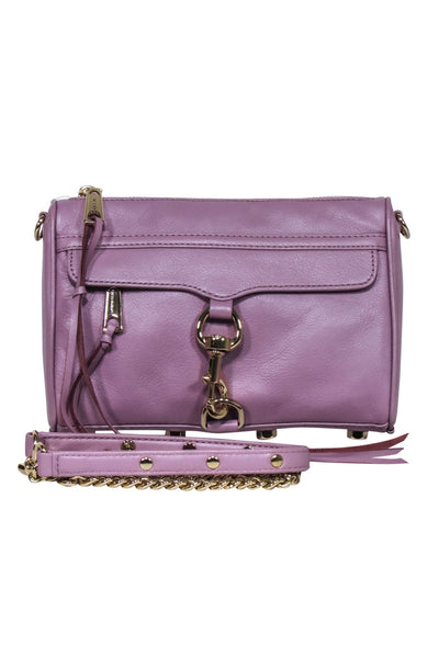 Current Boutique-Rebecca Minkoff - Lavender Leather Crossbody w/ Lobster Claw Clasp