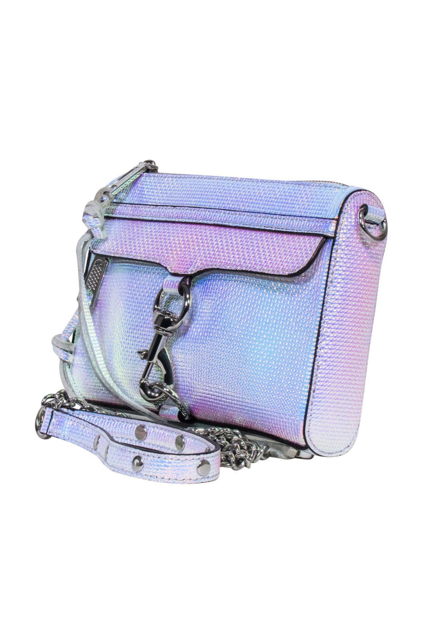 Current Boutique-Rebecca Minkoff - Opal Iridescent Crossbody Bag w/ Chain Strap