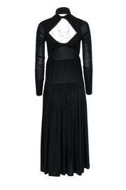 Current Boutique-Rebecca Taylor - Black Mock Neck Maxi Dress Sz XS