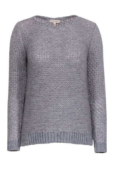 Current Boutique-Rebecca Taylor - Grey & Light Pink Blend Knit Sweater Sz S