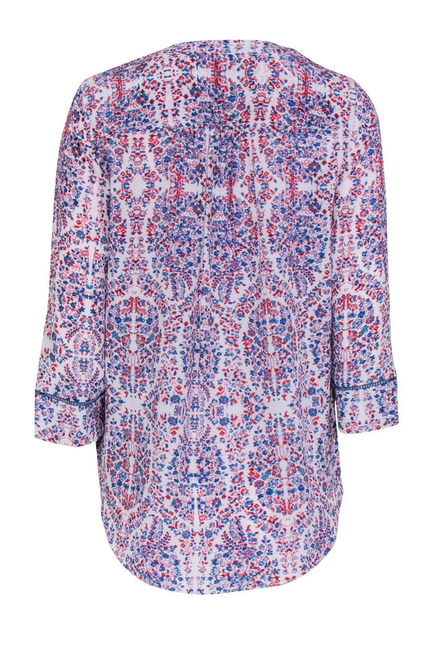 Current Boutique-Rebecca Taylor - Red, White, & Blue Print Shirt Sz 6