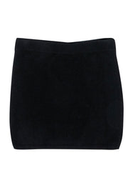 Current Boutique-Reformation - Black Cashmere Mini Skirt Sz M