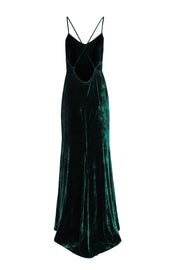 Current Boutique-Reformation - Green Velvet Sleeveless Maxi Formal Dress Sz M