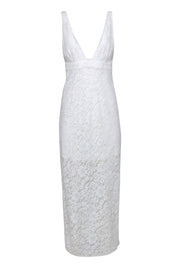 Current Boutique-Reformation - Ivory Lace Sleeveless Midi Dress Sz 6